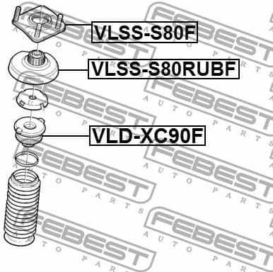 Rubber Buffer, suspension VLD-XC90F - image 2