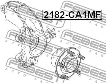 Wheel Hub 2182-CA1MF - image 2