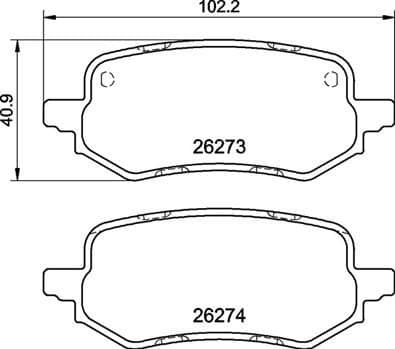 Brake Pad Set, disc brake PRIME LINE P24237