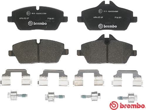Brake Pad Set, disc brake PRIME LINE P 06 091 - image 2
