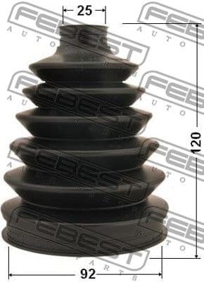 Bellow, drive shaft 0317P-057 - image 2