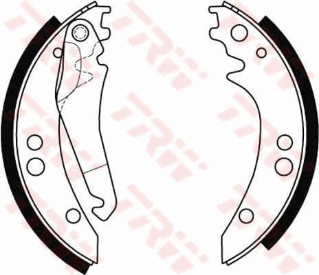 Brake Shoe Set GS8434 - image 2