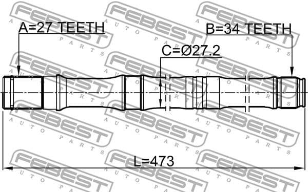 Drive Shaft 2312-TIGRH - image 2