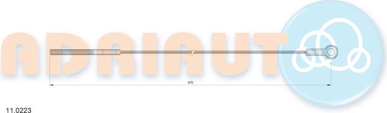 Cable Pull, parking brake 11.0223