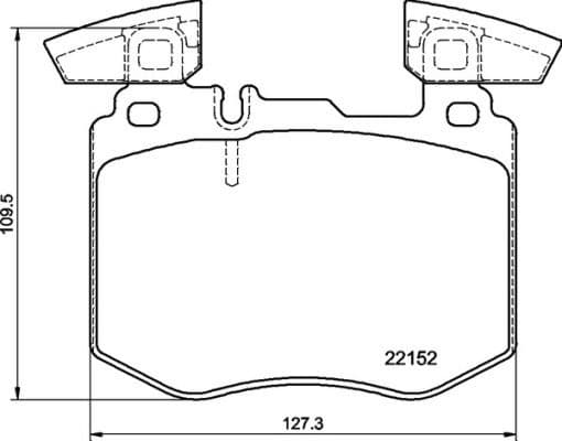 Brake Pad Set, disc brake PRIME LINE P50159