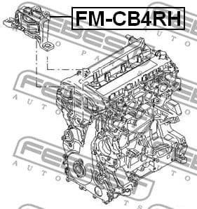 Mounting, engine FM-CB4RH - image 2