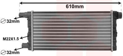 Radiator, engine cooling 17002115
