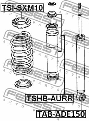 Protective Cap/Bellow, shock absorber TSHB-AURR - image 2
