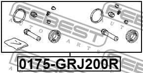 Repair Kit, brake caliper 0175-GRJ200R - image 2