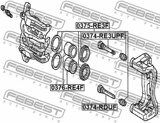 Piston, brake caliper 0376-RE4F - image 2