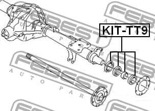 Bearing, drive shaft KIT-TT9 - image 2