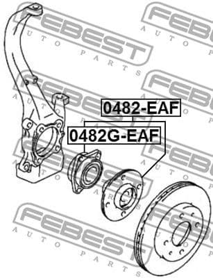 Wheel Hub 0482G-EAF - image 2