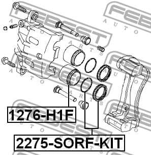 Repair Kit, brake caliper 2275-SORF-KIT - image 2