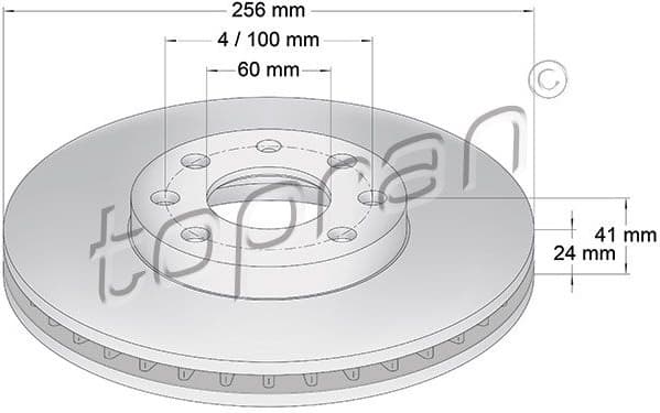 Brake Disc COATED 205 523