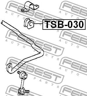 Mounting, stabiliser bar TSB-030 - image 2