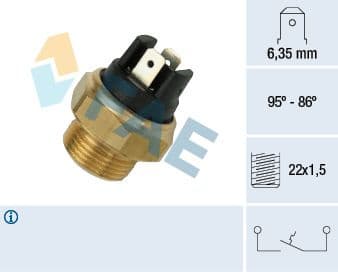 Temperature Switch, radiator fan 37330