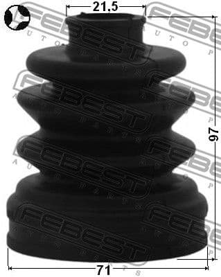 Bellow, drive shaft 2215-SORR - image 2