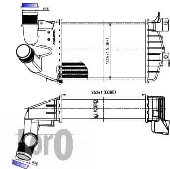 Charge Air Cooler LORO 037-018-0003 - image 3