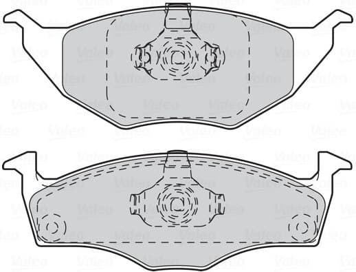 Brake Pad Set, disc brake ESSENTIAL 301735