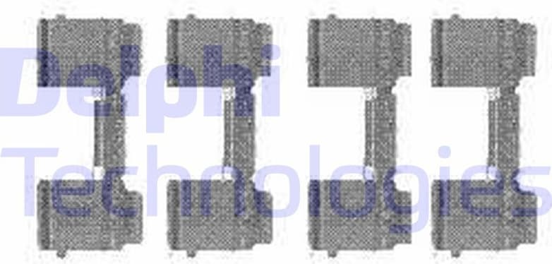 Accessory Kit, disc brake pad LX0477