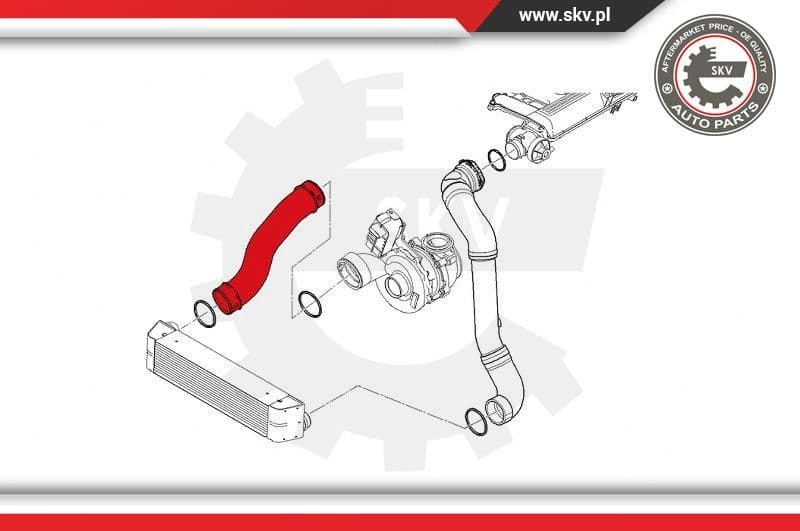 Charge Air Hose 43SKV144 - image 4