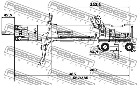 Shock Absorber 02660803FR