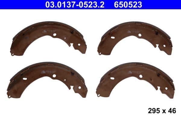 Brake Shoe Set 03.0137-0523.2 - image 2