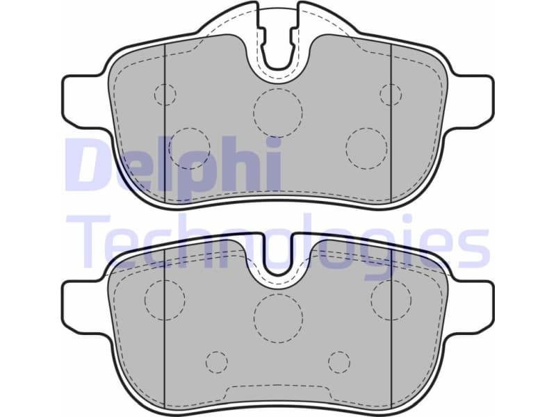 Brake Pad Set, disc brake LP2163