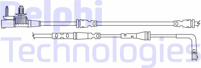 Warning Contact, brake pad wear LZ0313