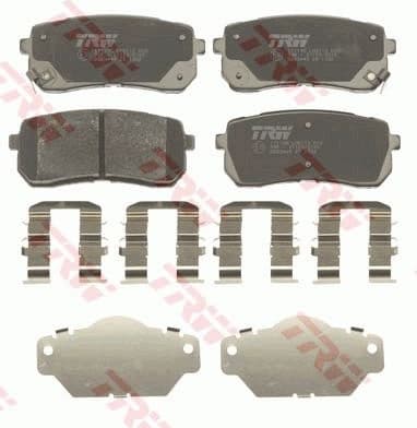 Brake Pad Set, disc brake COTEC GDB3449 - image 4