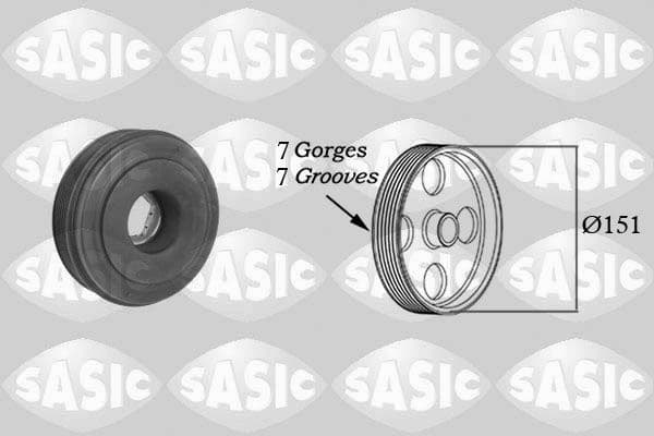 Belt Pulley, crankshaft 2154021