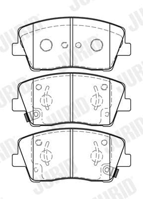 Brake Pad Set, disc brake 573819J - image 2