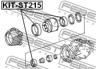 Gasket Set, differential KIT-ST215 - image 2