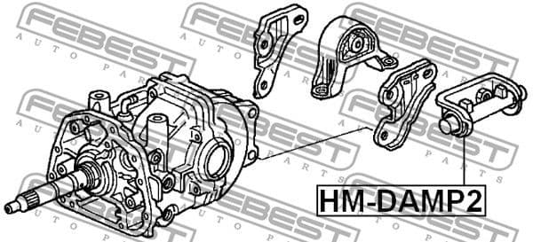 Mounting, differential HM-DAMP2 - image 2