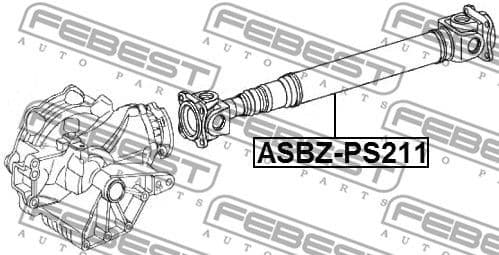Propshaft, axle drive ASBZ-PS211 - image 2