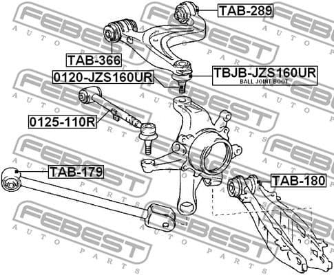 Ball Joint 0120-JZS160UR - image 2