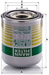 Air Dryer Cartridge, compressed-air system TB13948X