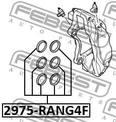 Repair Kit, brake caliper 2975-RANGF - image 2