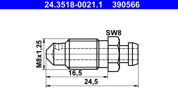 Breather Screw/Valve 24.3518-0021.1