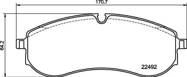 Brake Pad Set, disc brake PRIME LINE P85178