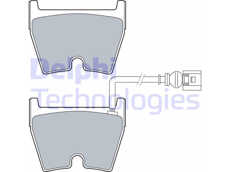 Brake Pad Set, disc brake LP3266