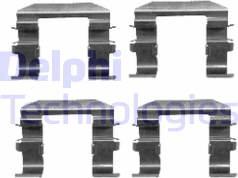 Accessory Kit, disc brake pad LX0417