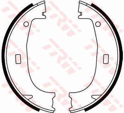 Brake Shoe Set, parking brake GS8594 - image 2