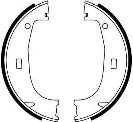 Brake Shoe Set, parking brake GS8594 - image 3