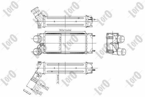 Charge Air Cooler LORO 009-018-0009 - image 3
