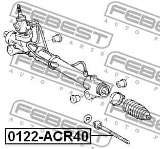 Inner Tie Rod 0122-ACR40 - image 2
