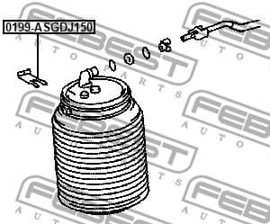 Mounting, spring shackle 0199-ASGDJ150 - image 2