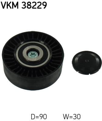 Deflection/Guide Pulley, V-ribbed belt VKM 38229 - image 2