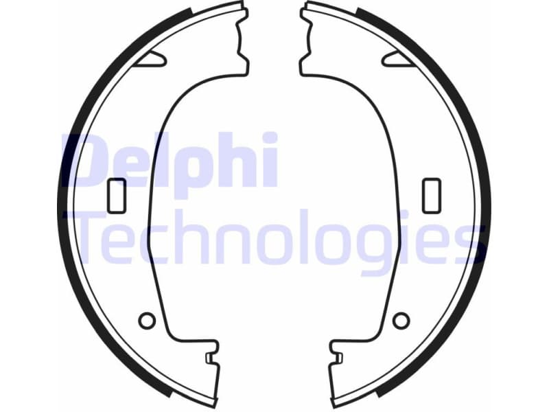Brake Shoe Set, parking brake LS1704
