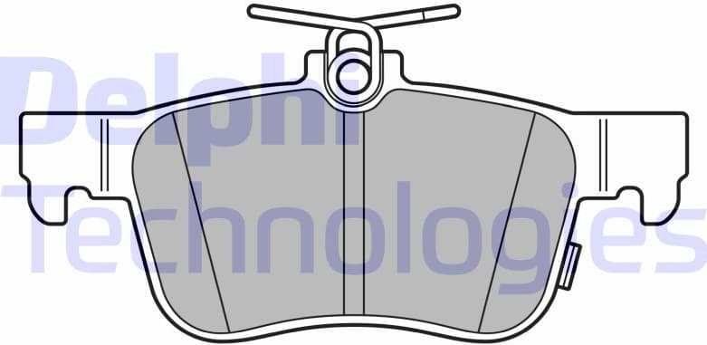 Brake Pad Set, disc brake LP3607